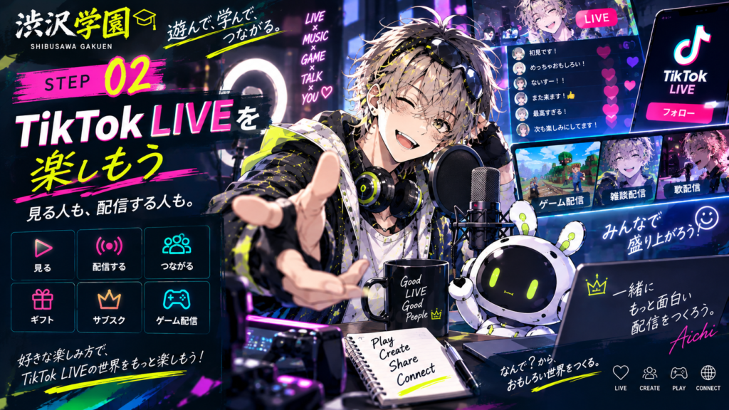 TikTok LIVEを楽しもう